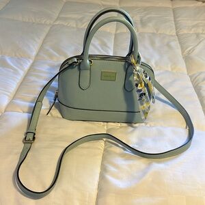 Blue nanette Lenore crossbody bag